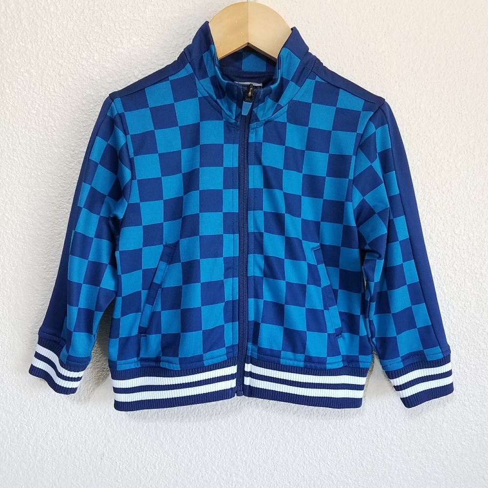 Hanna Andersson Checkered Track Jacket